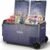 BODEGACOOLER Car Refrigerator Dual Zone, 75L Portable Freezer -4°F to 68°F, 12V Electric Cooler with Wheels & Handle, Ultra-Quiet ≤31dB, Fast Cooling for Camping, RV, Van Life & Road Trips