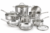 Cuisinart 11-Piece Stainless Steel Cookware Set